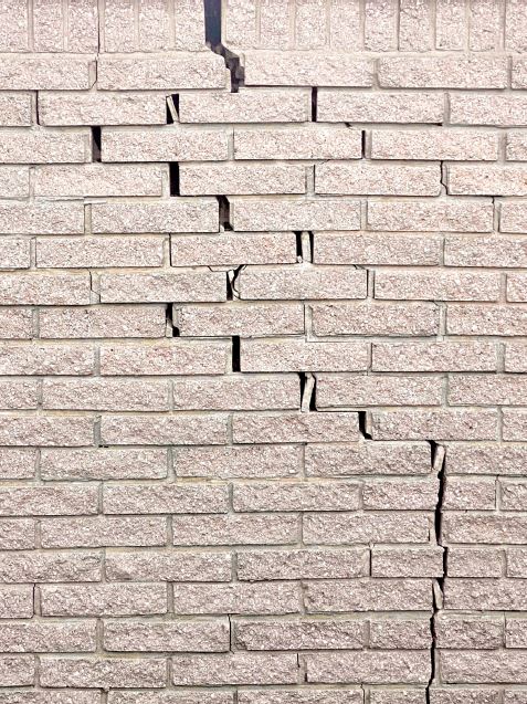 Stair Crack In Wall