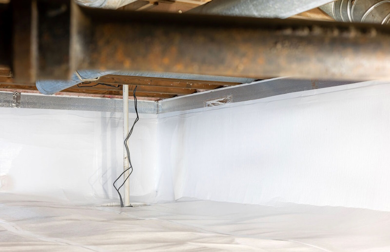 Belleville Michigan crawlspace repair - encapsulation with sump pump