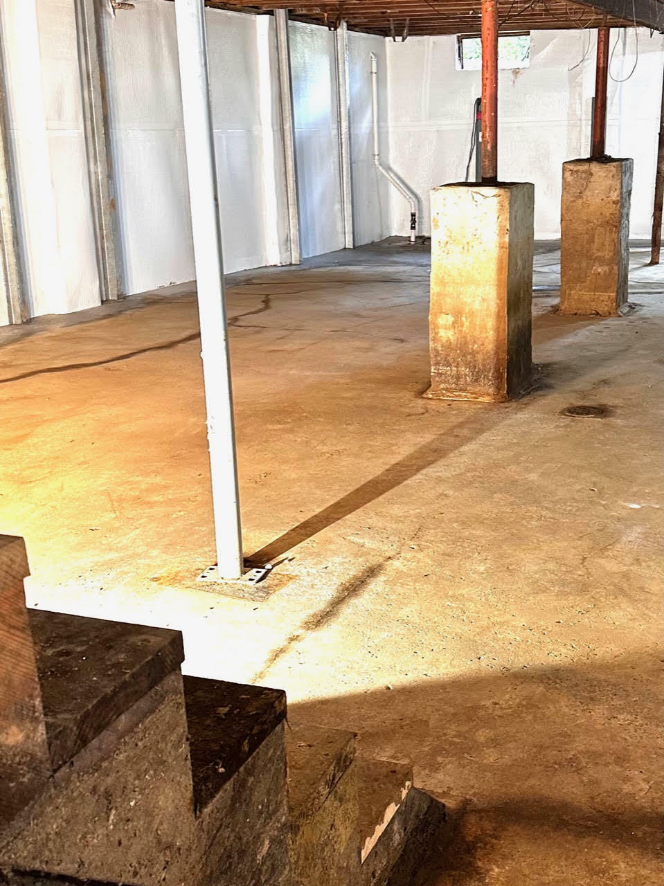 Willis Michigan - basement waterproofed and foundation repaired