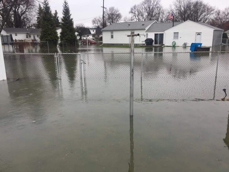 Monroe MI Yard Flooded and Crawlspace Stays Dry