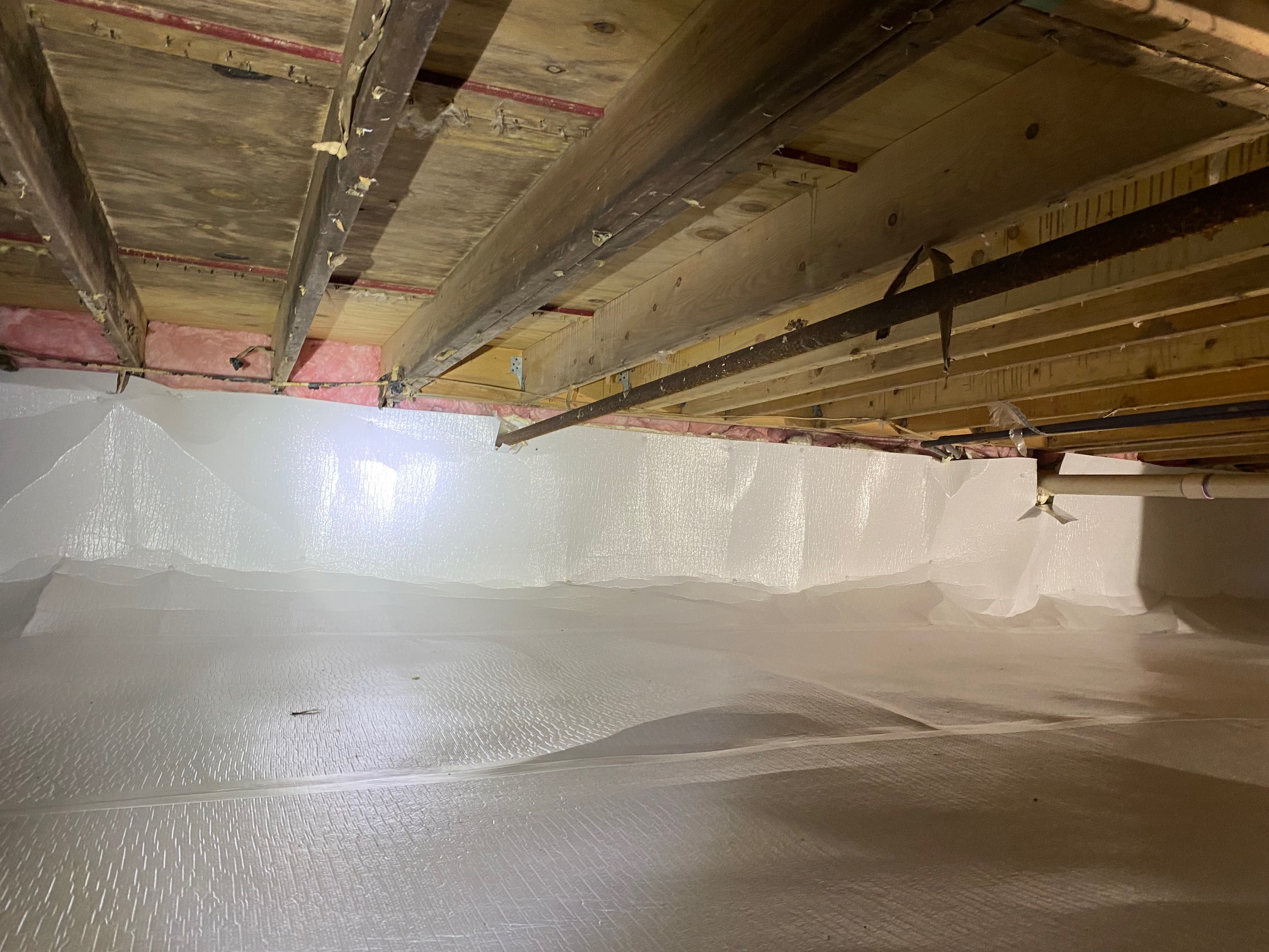 Hillsdale MI Clean Encapsulated Crawlspace