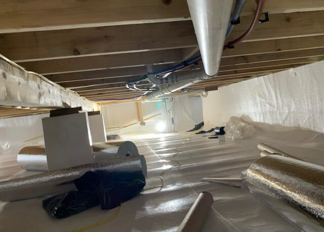 Marysville Michigan Crawlspace After Encapsulation 1