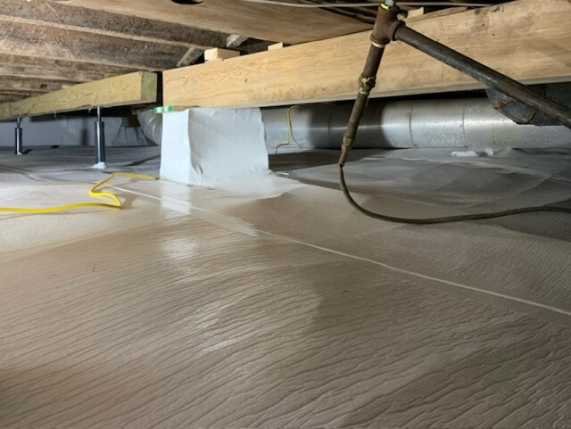 Marysville Michigan Crawlspace After Encapsulation 2