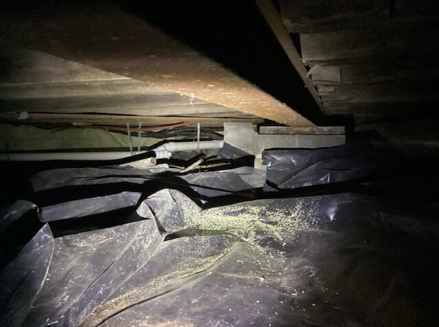 Marysville Michigan Crawlspace Before Encapsulation 1