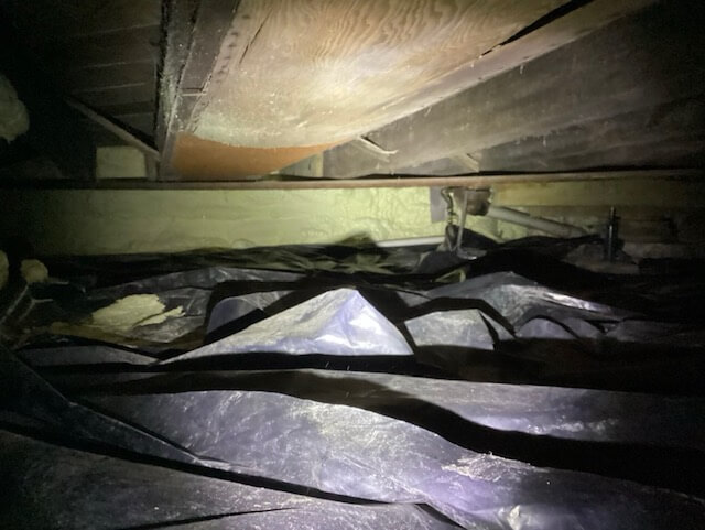 Marysville Michigan Crawlspace Before Encapsulation 2