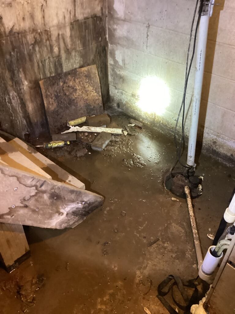 Marshall MI – Basement Waterproofing with Iron Ochre Issues